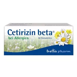 Cetirizin beta Filmtabletten bei Allergien, 90 St
