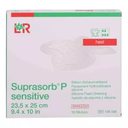 Suprasorb P sensitive PU-Schaumv.heel bor.23,5x25, 10 St