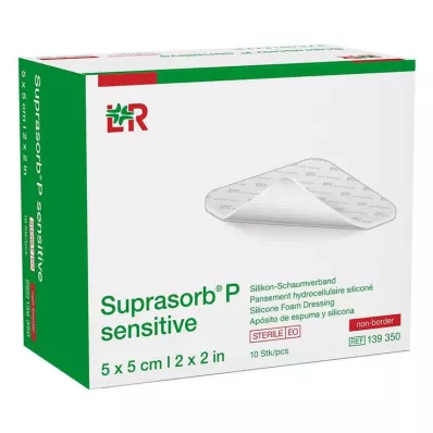Suprasorb P sensitive PU-Schaumv.non-bor.5x5cm, 10 St