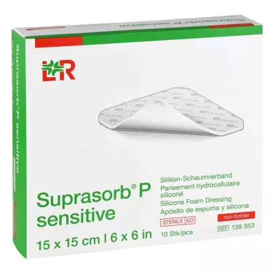 Suprasorb P sensitive PU-Schaumv.non-bor.15x15cm, 10 St