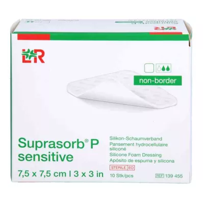 Suprasorb P sensitive PU-Schaumv.non-bor.7,5x7,5, 10 St Suprasorb P sensitive PU-Schaumv.non-bor.7,5x7,5, 10 St