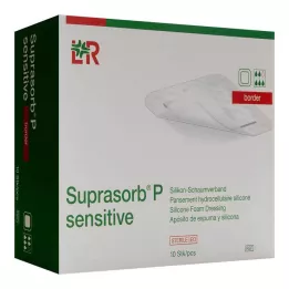 Suprasorb P sensitive PU-Schaumv.border 15x15cm, 10 St