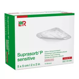 Suprasorb P sensitive PU-Schaumv.bor.lite 5x5cm, 10 St