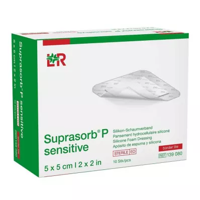 Suprasorb P sensitive PU-Schaumv.bor.lite 5x5cm, 10 St