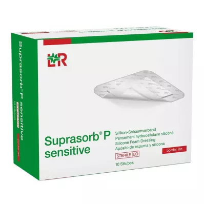 Suprasorb P sensitive PU-Schaumv.bor.lite 10x10cm, 10 St