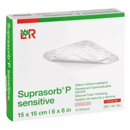 Suprasorb P sensitive PU-Schaumv.bor.lite 15x15cm, 10 St