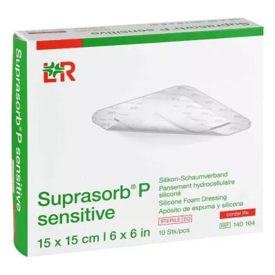 Suprasorb P sensitive PU-Schaumv.bor.lite 15x15cm, 10 St
