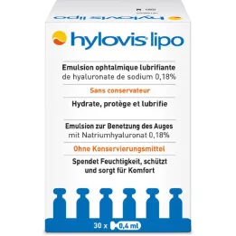 HYLOVIS lipo Augentropfen Einzeldosispipetten, 30X0.4 ml