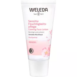 WELEDA Mandel Sensitiv Feuchtigkeitspflege Lotion, 30 ml