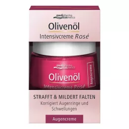 Olivenöl Intensivcreme Rose Augencreme, 15 ml