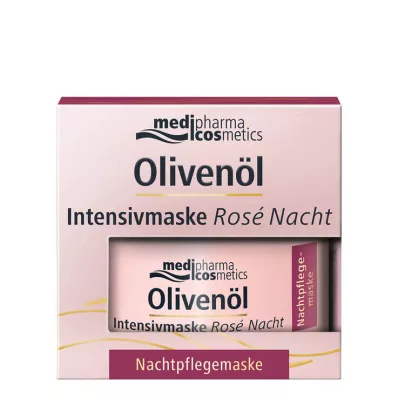 Olivenöl Intensivmaske Rose Nachtcreme, 50 ml