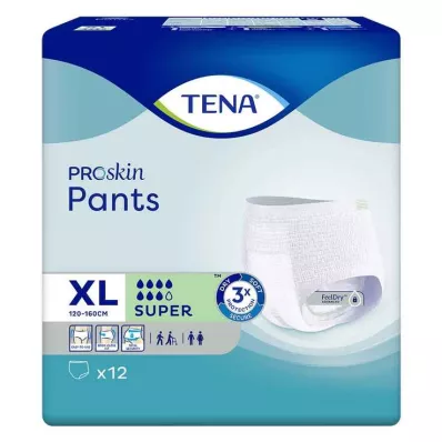 TENA Pants Super XL Einweghosen bei Inkontinenz, 12 St