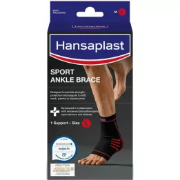 HANSAPLAST Sport Fußgelenk-Bandage Gr.L, 1 St