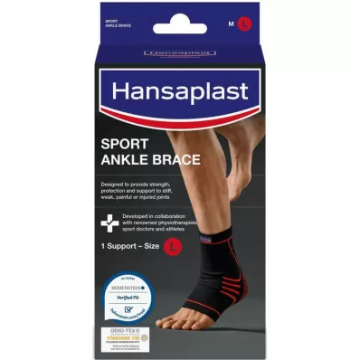 HANSAPLAST Sport Fußgelenk-Bandage Gr.L, 1 St