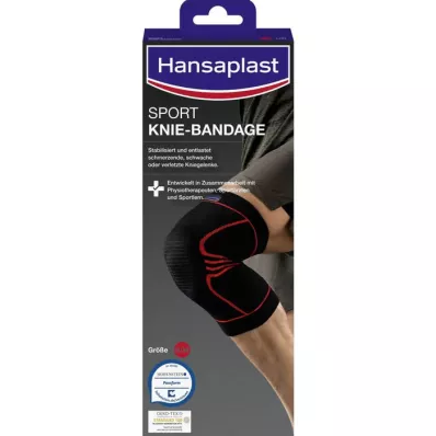 HANSAPLAST Sport Knie-Bandage Gr.M, 1 St