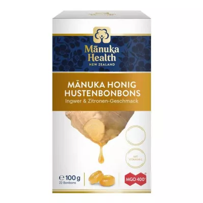Manuka Health Mgo 400 + Lutschbonbons Ingwer-Zitrone, 100 g