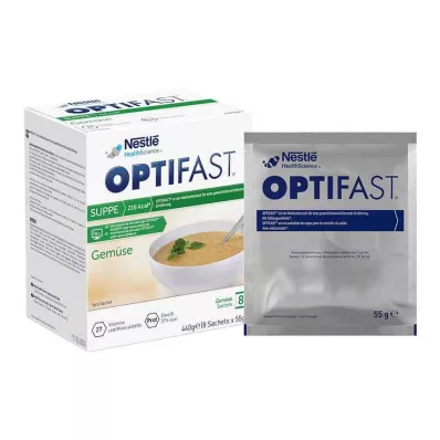 Optifast Suppe Gemüse Pulver, 8X55 g