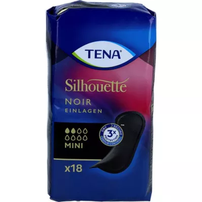 TENA SILHOUETTE Einlagen mini noir, 18 St