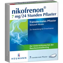 NIKOFRENON 7 mg/24 Stunden Pflaster transdermal, 7 St