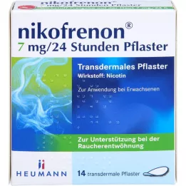NIKOFRENON 7 mg/24 Stunden Pflaster transdermal, 14 St