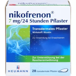 NIKOFRENON 7 mg/24 Stunden Pflaster transdermal, 28 St