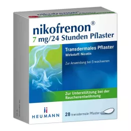 NIKOFRENON 7 mg/24 Stunden Pflaster transdermal, 28 St