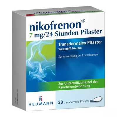 NIKOFRENON 7 mg/24 Stunden Pflaster transdermal, 28 St