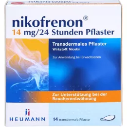 NIKOFRENON 14 mg/24 Stunden Pflaster transdermal, 14 St