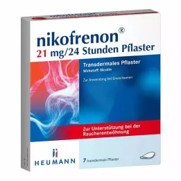 NIKOFRENON 21 mg/24 Stunden Pflaster transdermal, 7 St