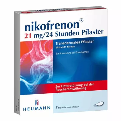NIKOFRENON 21 mg/24 Stunden Pflaster transdermal, 7 St