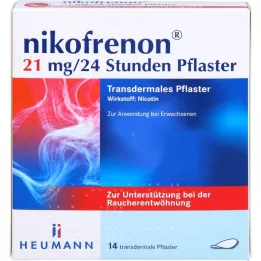 NIKOFRENON 21 mg/24 Stunden Pflaster transdermal, 14 St