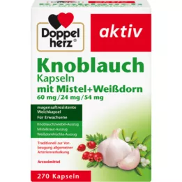 DOPPELHERZ Knobl.Kap.m.Mistel+Weißdorn 60/24/54 mg, 270 St