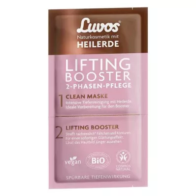Luvos Heilerde Lifting Booster &amp; Clean Maske 2 + 7,5ml, 1 P