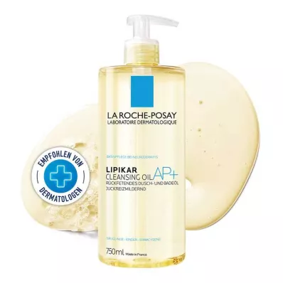 ROCHE-POSAY Lipikar Dusch- und Badeöl AP+, 750 ml