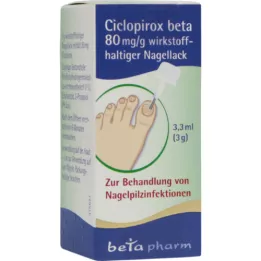 CICLOPIROX beta 80 mg/g wirkstoffhalt.Nagellack, 3.3 ml