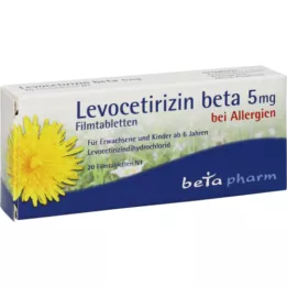 LEVOCETIRIZIN beta 5 mg Filmtabletten, 20 St