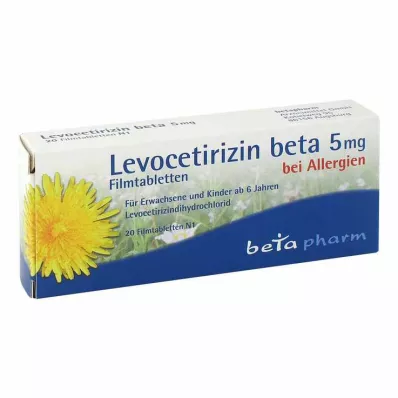 LEVOCETIRIZIN beta 5 mg Filmtabletten, 20 St