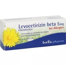 LEVOCETIRIZIN beta 5 mg Filmtabletten, 50 St