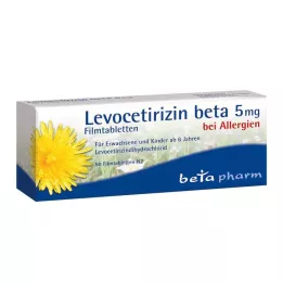 Levocetirizin beta 5 mg Filmtabletten, 50 St