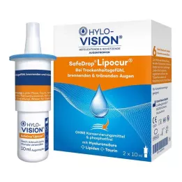 HYLO-VISION SafeDrop Lipocur Augentropfen, 2X10 ml