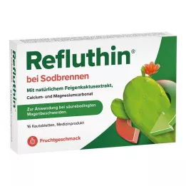 REFLUTHIN bei Sodbrennen Kautabletten Frucht, 16 St