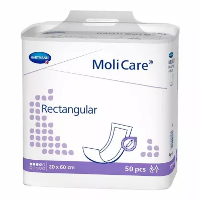 Molicare rectangular 4 Tropfen 20x60 cm, 50 St