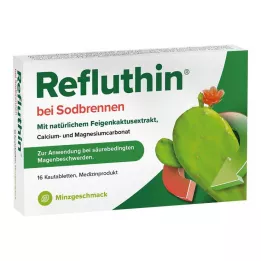 Refluthin bei Sodbrennen Kautabletten Minze, 16 St