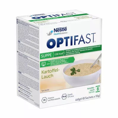 OPTIFAST Suppe Kartoffel-Lauch Pulver, 8X55 g