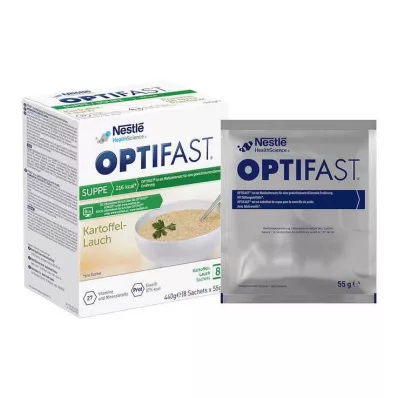 Optifast home Suppe Kartoffel-Lauch Pulver, 8X55 g
