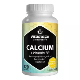 CALCIUM D3 600 mg/400 I.E. vegetarisch Tabletten, 120 St