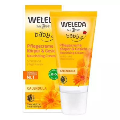 WELEDA Calendula Pflegecreme Körper &amp; Gesicht, 30 ml