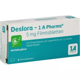 DESLORA-1A Pharma 5 mg Filmtabletten, 6 St