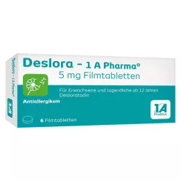 Deslora – 1 A Pharma® 5 mg Filmtabletten, 6 St