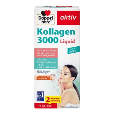 Doppelherz Kollagen 3000 Liquid Sticks, 14 St